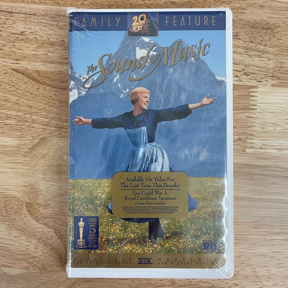 Sound of Music VHS Classic Nostalgic Musical 90's Family Movie New